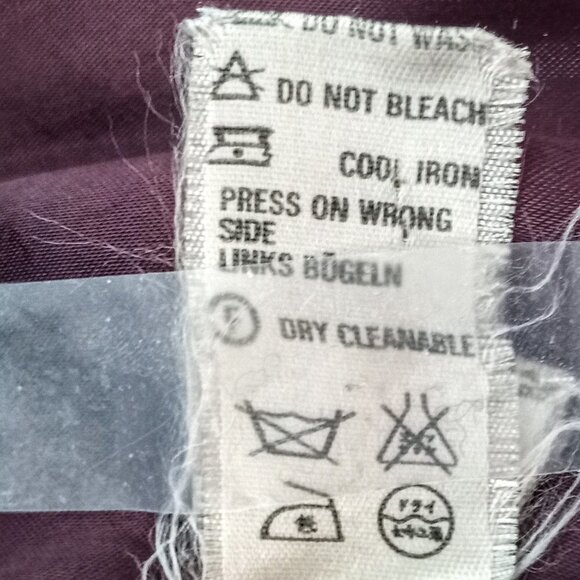 Vintage Burgundy Red Escada Silk Wool Cotton Velvet Quilted Jacket - Picture 12 of 13